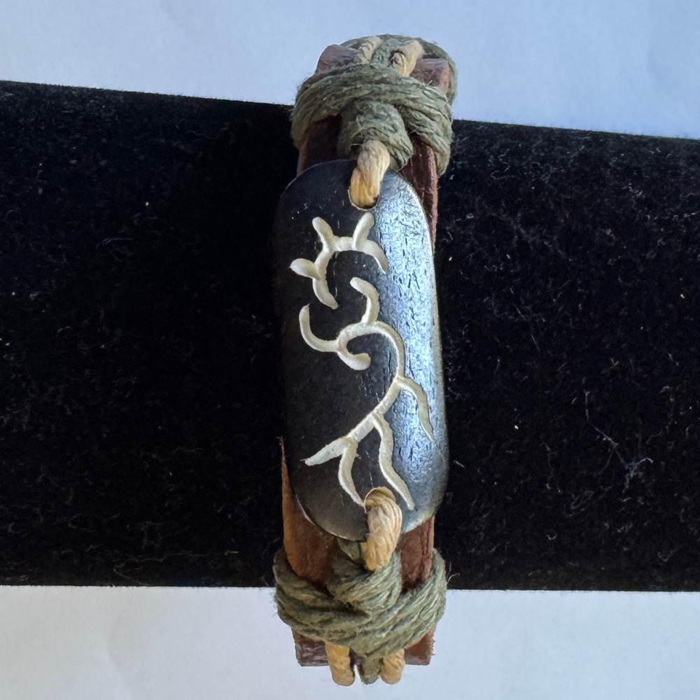 Black and Brown Tribal Bracelet